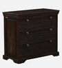 Carleson Sheesham Wood Chest Of Drawers In Scratch Resistant Warm Chestnut Finish