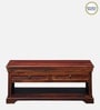 Carleson Sheesham Wood Coffee Table In Scratch Resistant Honey Oak Finish