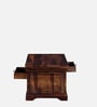 Carleson Sheesham Wood Coffee Table In Scratch Resistant Provincial Teak Finish
