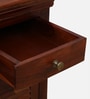 Carleson Sheesham Wood Shoe Cabinet In Honey Oak Finish