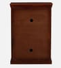 Carleson Sheesham Wood Shoe Cabinet In Honey Oak Finish