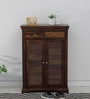 Carleson Sheesham Wood Shoe Cabinet In Scratch Resistant Provincial Teak Finish