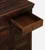 Carleson Sheesham Wood Shoe Cabinet In Scratch Resistant Provincial Teak Finish