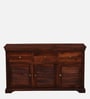 Carleson Sheesham Wood Sideboard In Scratch Resistant Honey Oak Finish