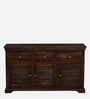 Carleson Sheesham Wood Sideboard In Scratch Resistant Provincial Teak Finish