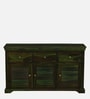 Carleson Sheesham Wood Sideboard In Scratch Resistant Spring Green Finish