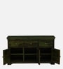 Carleson Sheesham Wood Sideboard In Scratch Resistant Spring Green Finish