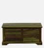 Carleson Sheesham Wood Trunk In Scratch Resistant Spring Green Finish