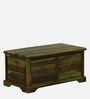 Carleson Sheesham Wood Trunk In Scratch Resistant Spring Green Finish