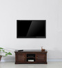 Carleson Sheesham Wood TV Console In Provincial Teak Finish For TVs Up To 43"