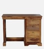 Carleson Sheesham Wood Writing Table In Provincial Teak Finish