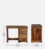 Carleson Sheesham Wood Writing Table In Provincial Teak Finish