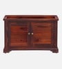 Carleson Sheesham Wood Book Case In Honey Oak Finish