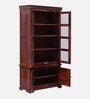 Carleson Sheesham Wood Book Case In Honey Oak Finish