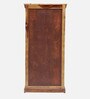 Carleson Sheesham Wood Book Case In Rustic Teak Finish