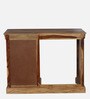 Carleson Sheesham Wood Writing Table In Provincial Teak Finish