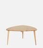 Carlito Solid Wood Coffee Table In Natural Finish