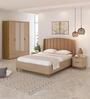 Carlos 4 Door Wardrobe With Mirror & Locker in High Gloss Finish
