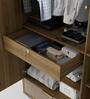 Carlos 4 Door Wardrobe With Mirror & Locker in High Gloss Finish