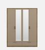 Carlos 4 Door Wardrobe With Mirror & Locker in High Gloss Finish