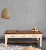 Carlos Large Coffee Table In Brown Finish
