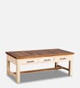 Carlos Large Coffee Table In Brown Finish