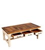Carlos Large Coffee Table In Brown Finish