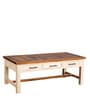 Carlos Large Coffee Table In Brown Finish