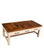 Carlos Large Coffee Table In Brown Finish