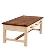 Carlos Large Coffee Table In Brown Finish
