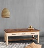Carlos Large Coffee Table In Brown Finish