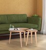 Carlos Solid Wood Coffee Table In Natural Finish