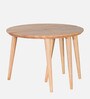 Carlos Solid Wood Coffee Table In Natural Finish