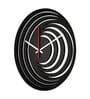Carlos Engineered Wood Black Wall Clock