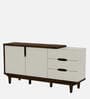 Carmel Sideboard In White & Brown Colour