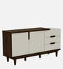 Carmel Sideboard In White & Brown Colour