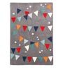 Multicolor Abstract Wool 3 ft x 5 ft Kids Carpet