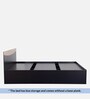 Carol Queen Size Bed in Wenge Finish