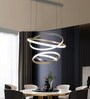 Carola 170W Modern LED Ceiling Chandelier | 65 cm Hanging Decorative Light | Google & Alexa Enabled | 3 Light Modes | Living Room, Hall & Bedroom | Height Adjustable