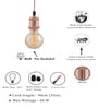 Carolie Copper Metal Hanging Light