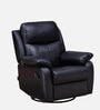 Carolina Leather 1 Seater Manual Recliner In Brown Finish