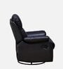 Carolina Leather 1 Seater Manual Recliner In Brown Finish