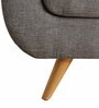 Carolina Fabric Lounge Chair in Grey Colour