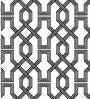 Carolina Walnut Finish Wing Chair With Printed Infinity Grid  In White Colour