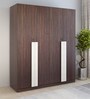 Carona 4 Door Wardrobe in Choco Walnut Finish