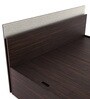 Carona Queen Size Bed with Storage in Choco Walnut Finish