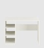 Carron Study Table In Frosty White Finish