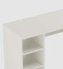 Carron Study Table In Frosty White Finish