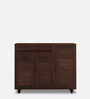 Carry Shoe Cabinet in Brown Finish