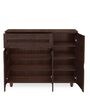 Carry Shoe Cabinet in Brown Finish